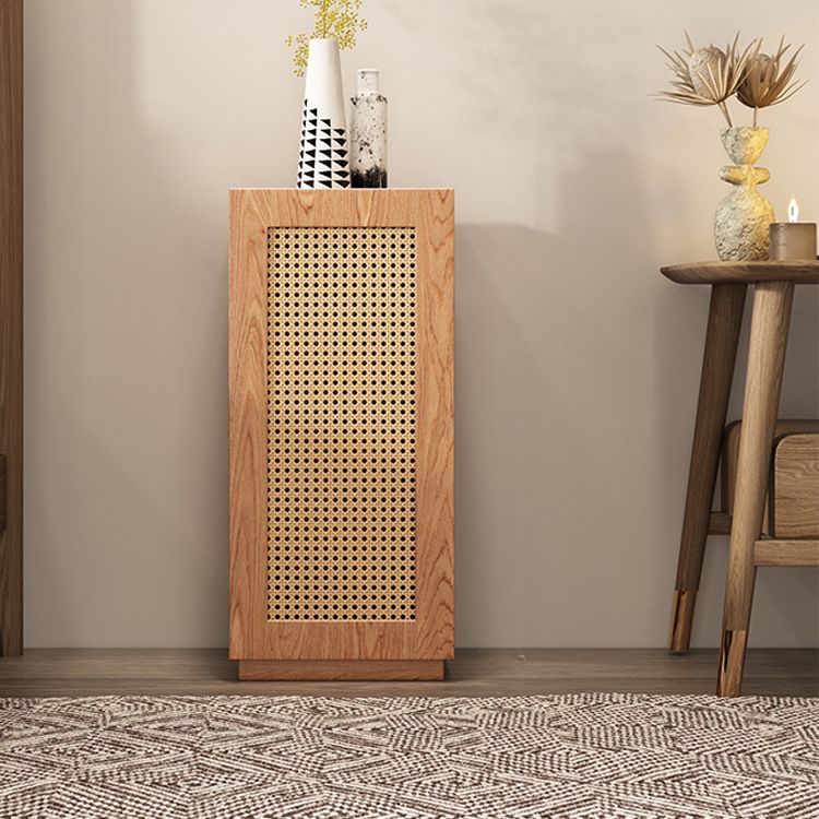 Solid Wood Bedside Cabinet Pine Doors Included Modern Night Table