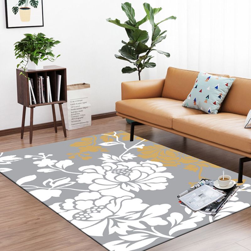 Multicolor 3D Optical Illusions Rug Polyester Modern Indoor Rug Non-Slip Backing Stain Resistant Pet Friendly Carpet for Home