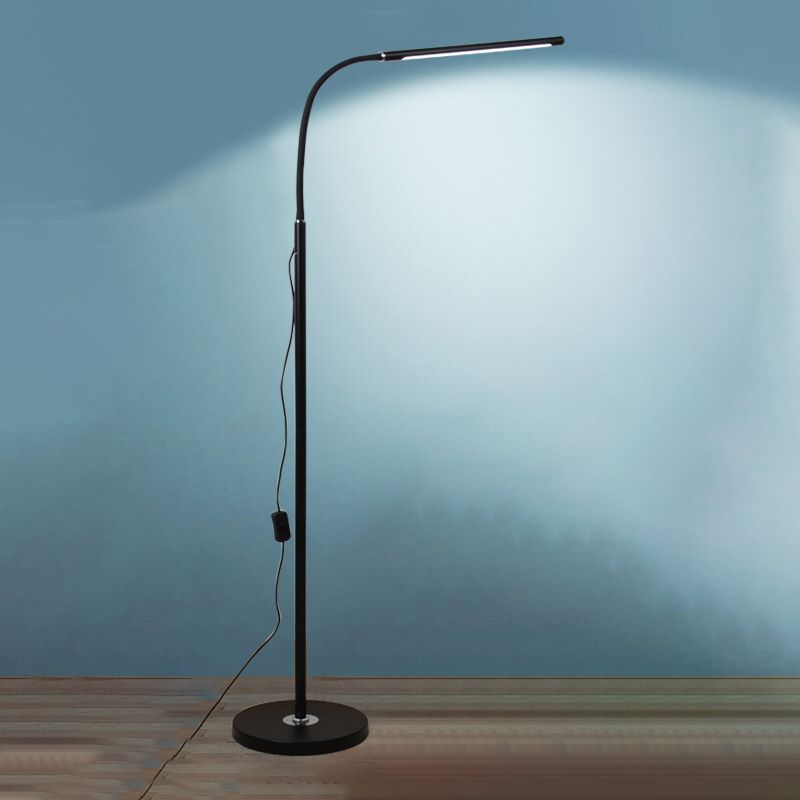 Modern Strip Floor Lamp Metal Single Light LED Floor Light for Living Room