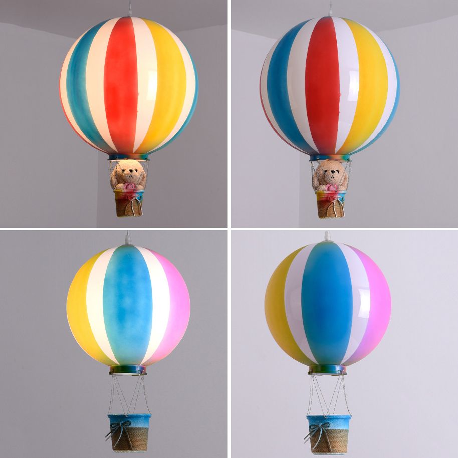 Hot Air Balloon Pendant Lighting 1-Light Kindergarten Ceiling Lamp(without doll)