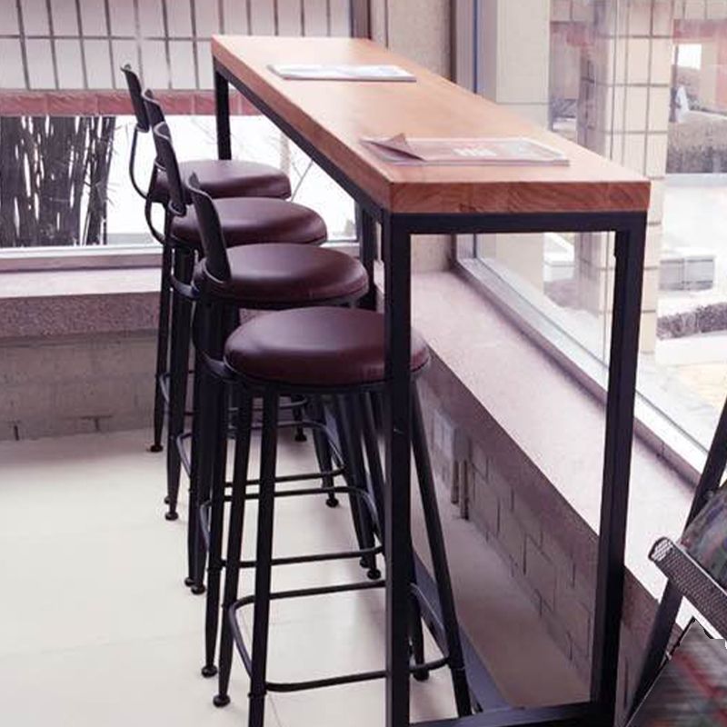 Rectangle Counter Height Table Contemporary Pub Height Dining Table