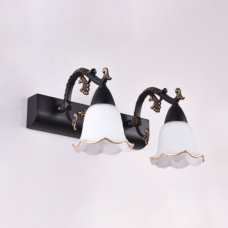 American Style Bell Shape Vanity SCONCE LICHTEN Glazen wand gemonteerde ijdelheid lichten