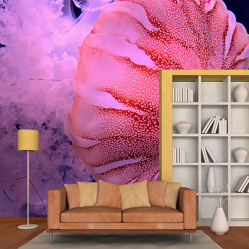 Underwater Creatures Modern Environment Friendly Mural Wall Covering for Living Room