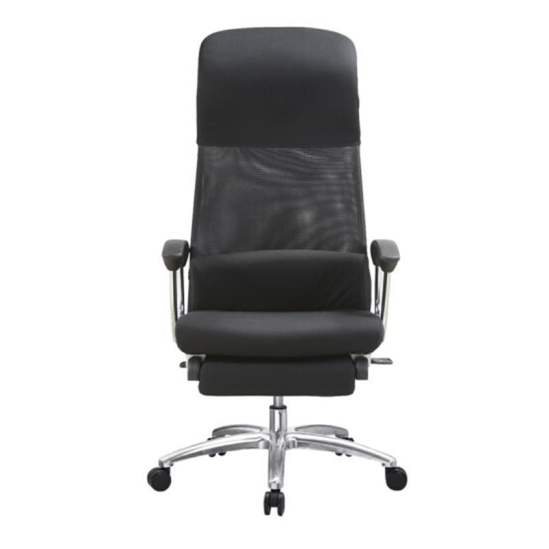 Contemporary Arm Chair Fixed Arms Tilt Mechanism Black Office Chair