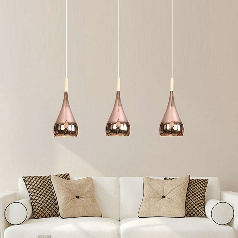 Droplet 1 Light Pendant Lightture Industrial Metal Metal suspension suspension pour le restaurant