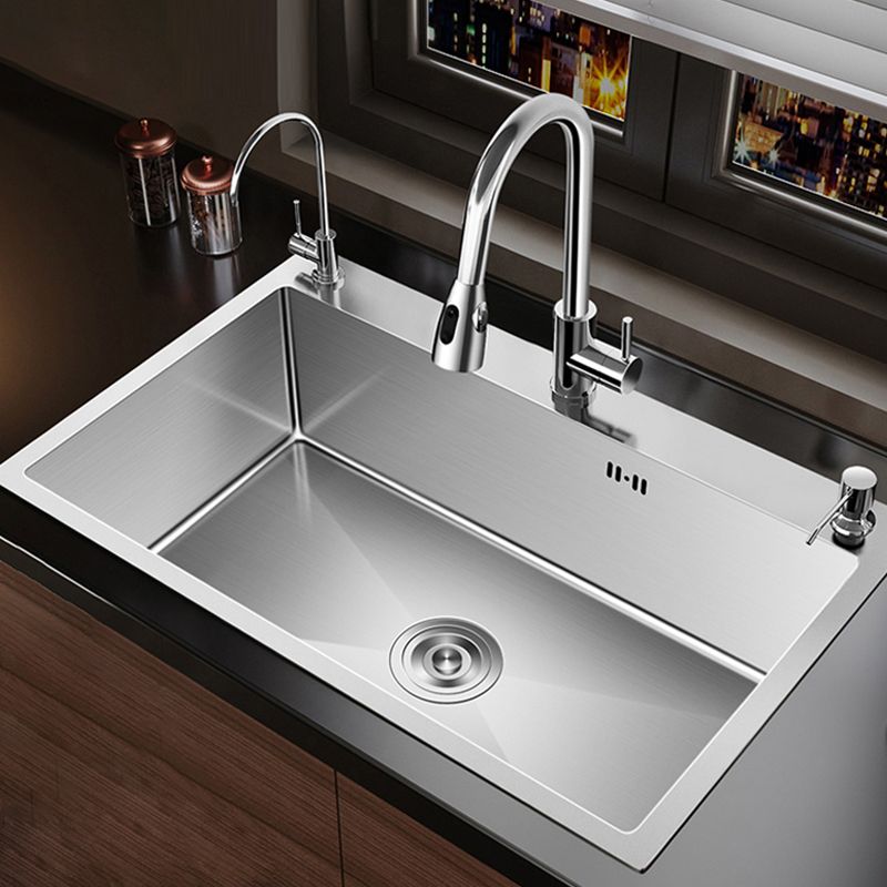 Classic Style Kitchen Sink Set Stainless Steel Corrosion Resistant Kitchen Sink Set