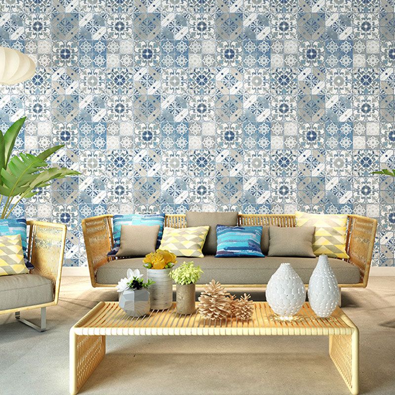 Ethnic Boho Tile Self-Adhesive Wallpaper in Fresh Color Waterproofing