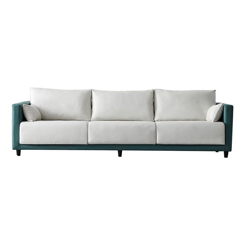 29.53" H Square Arm Sofa with Loose Back Slipcovered Sofa for Living Room