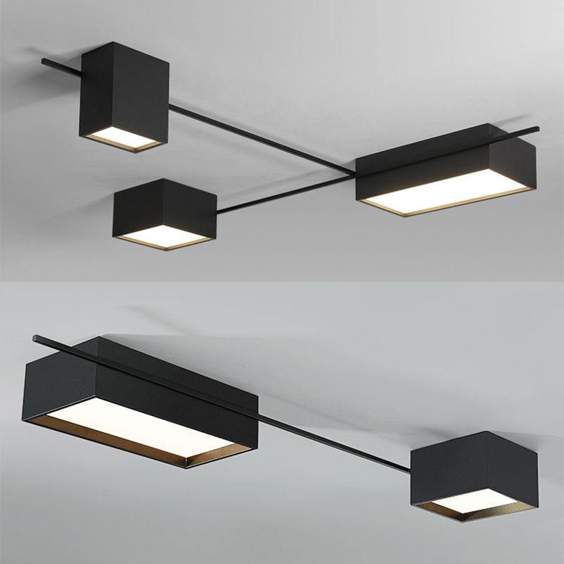 Square Flush Mount Ceiling Light Fixtures Modern Flush Mount Ceiling Light