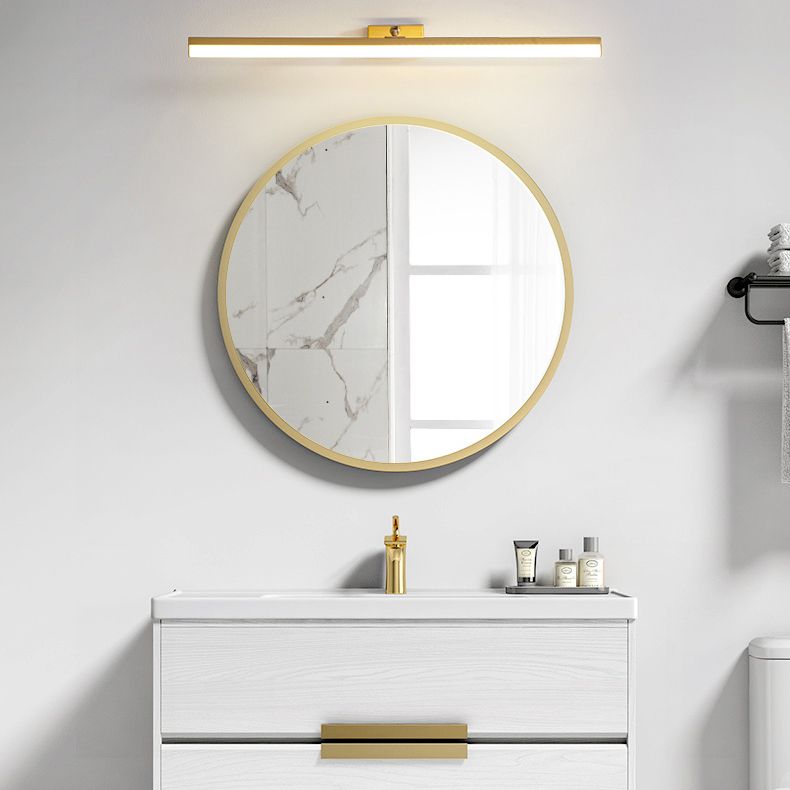 Luces de tocador montados en la pared de lámpara LED de latón para baño de baño de baño de baño