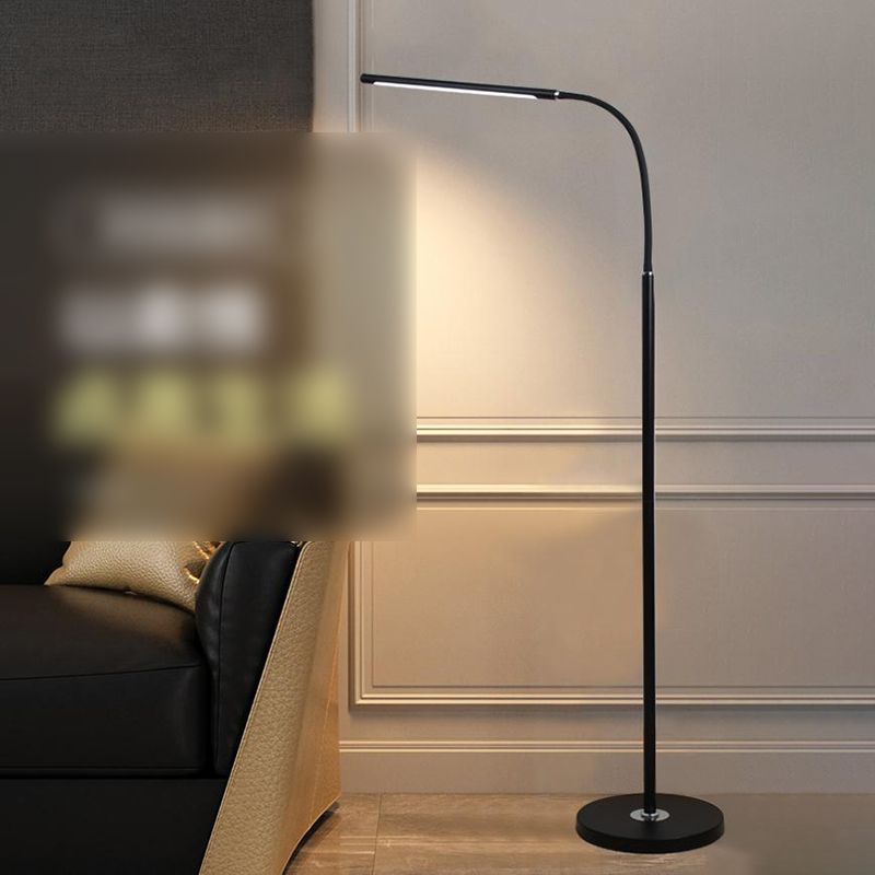 Modern Strip Floor Lamp Metal Single Light LED Floor Light for Living Room