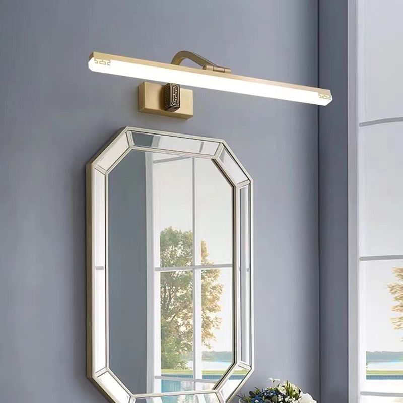 Modern LED Mirror Lamp Copper Vanity Light Fixtures for Bathroom