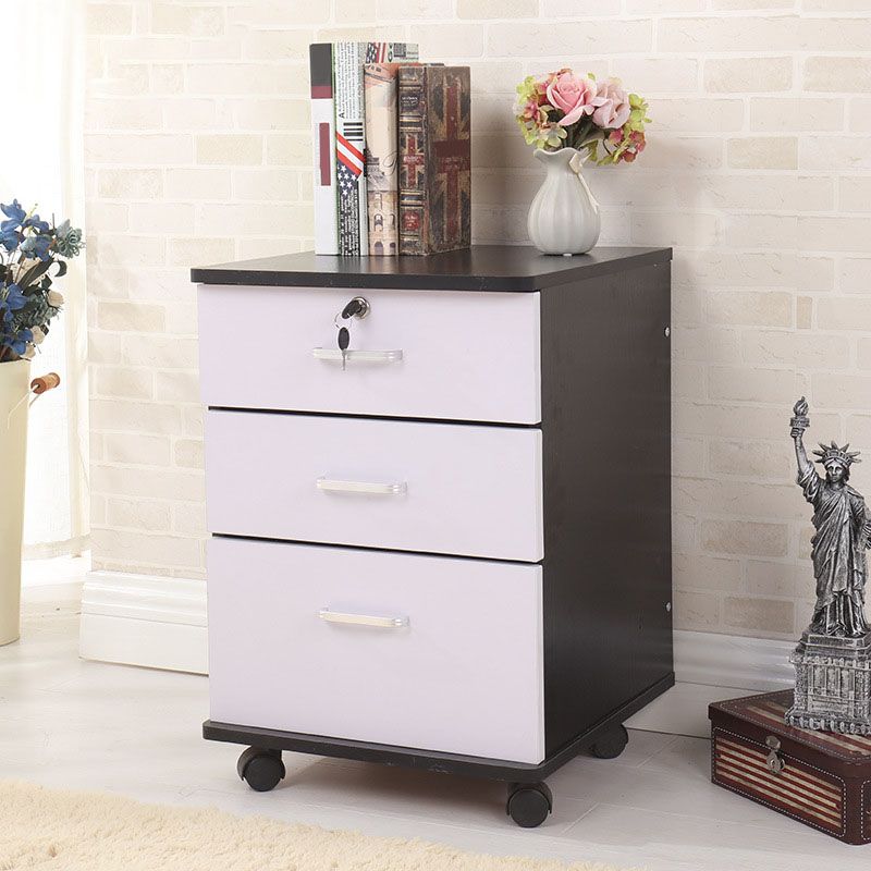 Locking Drawers File Cabinet Vertical Contemporary Wood File Cabinet