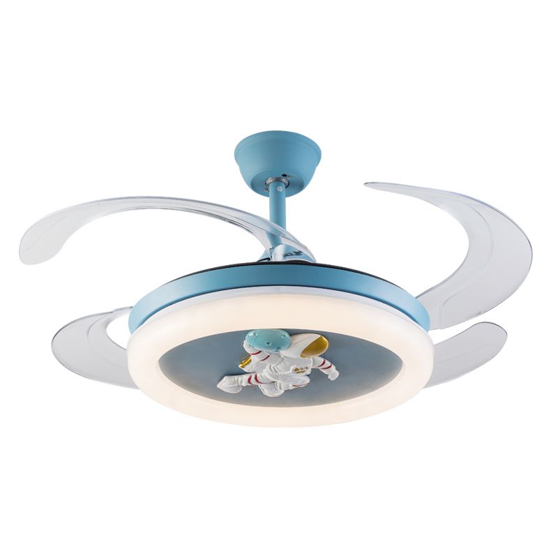 Éclairage de ventilateur de plafond en métal MODERNE 1 Plafond léger lampe à fans pour la chambre pour enfants