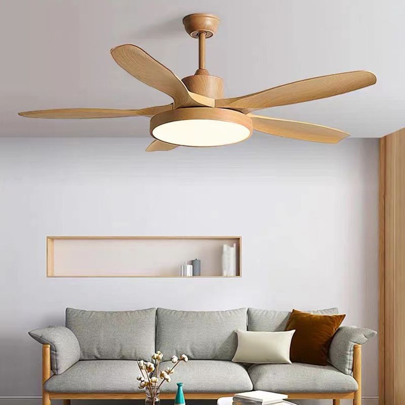 Modern Ceiling Fan Light Fixture Simple LED Ceiling Lamp for Bedroom