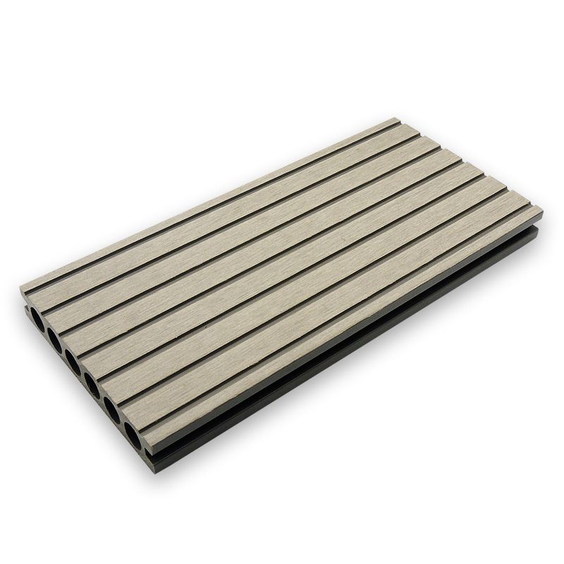 Wooden Patio Flooring Tile Solid Color Outdoor Composite Decking Tiles