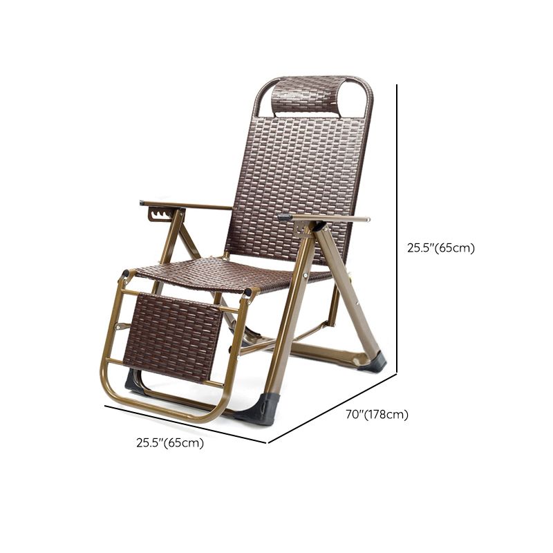 Contemporary Single Ergonimic Recliner with Legs Metal Solid Color