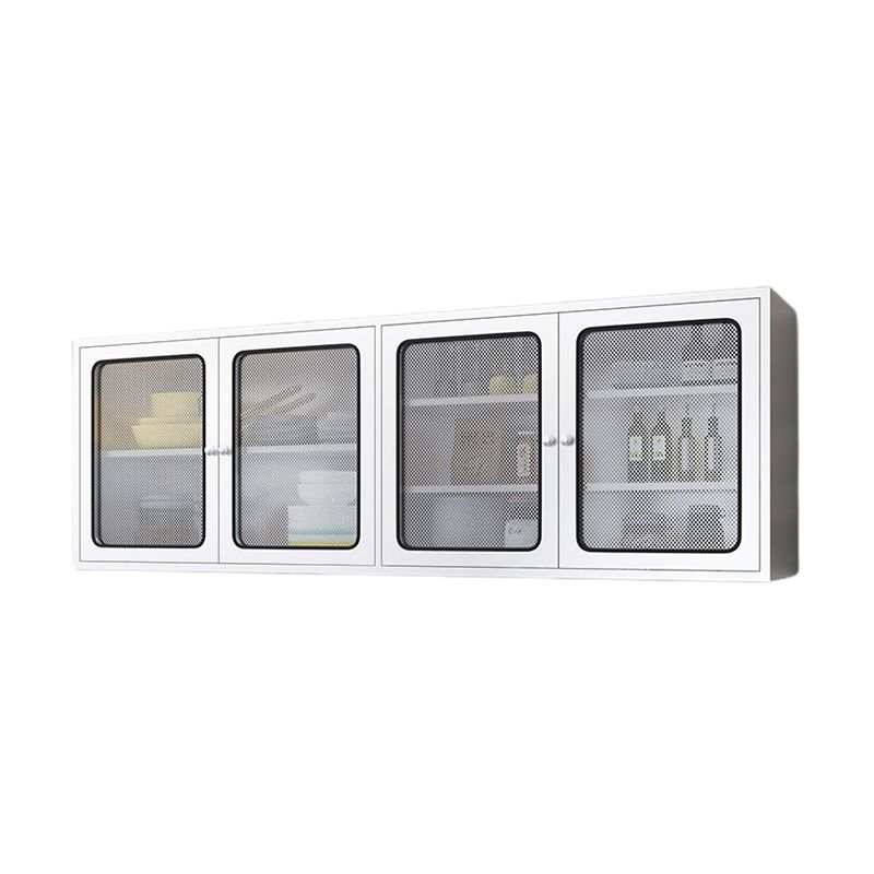 Contemporary Display Stand Stainless Steel Hutch Cabinet for Dining Room