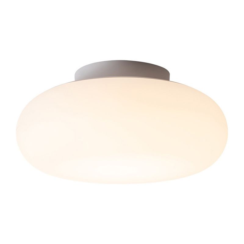 White Single Modernism Flush Mount Lighting LED Ceiling Light for Foyer