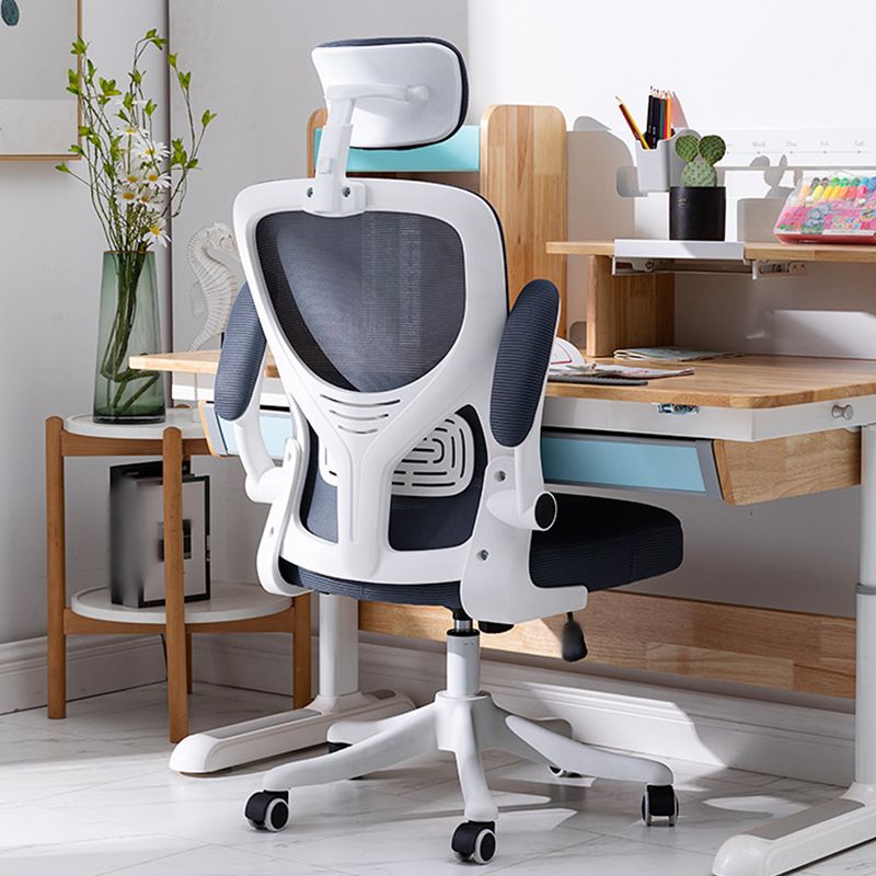 High Back Office Chair with Sponge Cushion Adjustable Arm Office Chair for Office