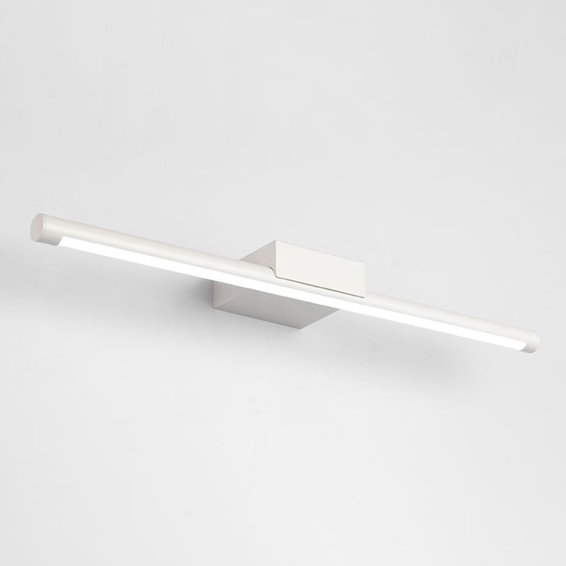 Linear Shape Contemporary Vanity Light Metal 1 Light LED Mirror Light for Bathroom