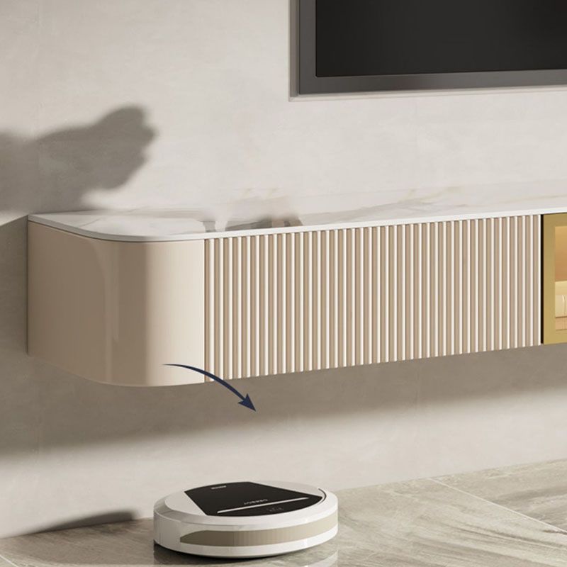 Contemporary TV Console Floating TV Media Console with Drawers