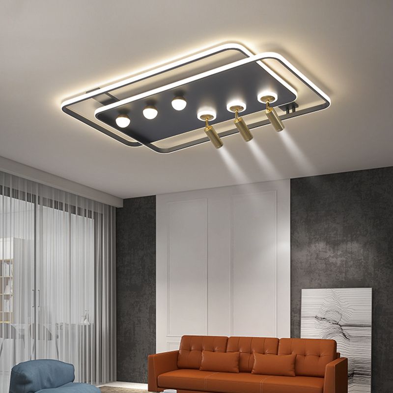 Super Dünne Spur Licht Led Bündig Mount Licht Quadratisch Licht Rechteck Muti-Schicht Schlafzimmer Wohnzimmerlicht