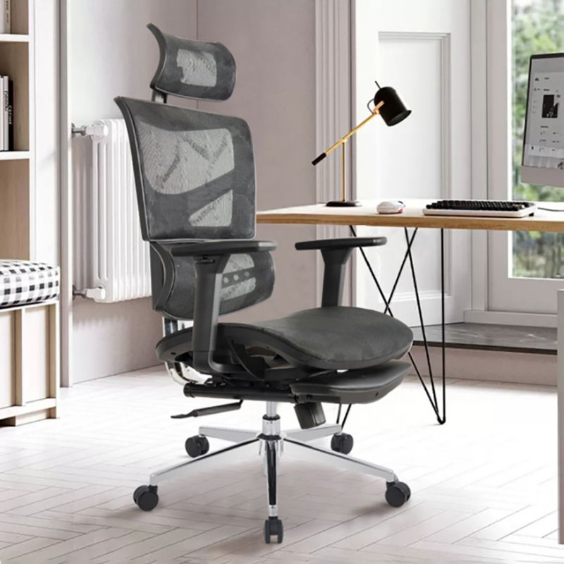 Removable Arms Office Chair No Distressing Ergonomic Desk Chair