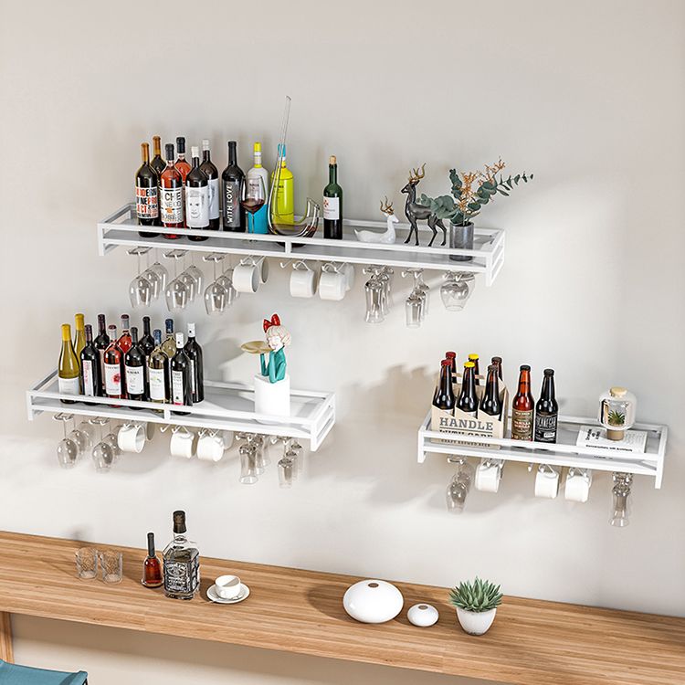 Modern Metal Wall Mounted Wine Holds up to 36 Bottles Wine Racks