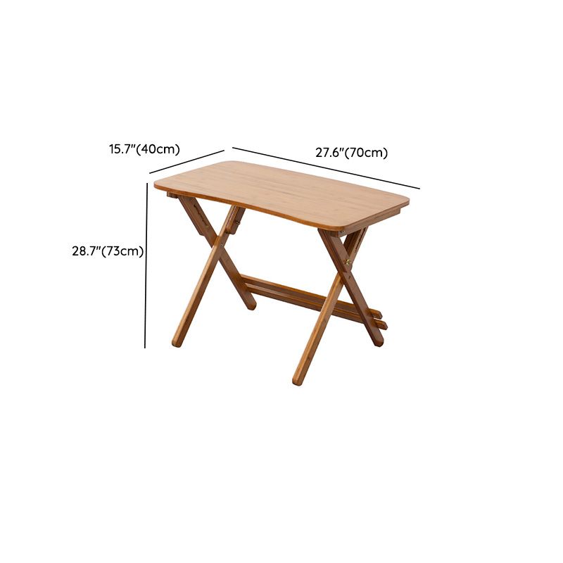 Natural Color Wooden Writing Desk School Home Children's Liftable Study Table