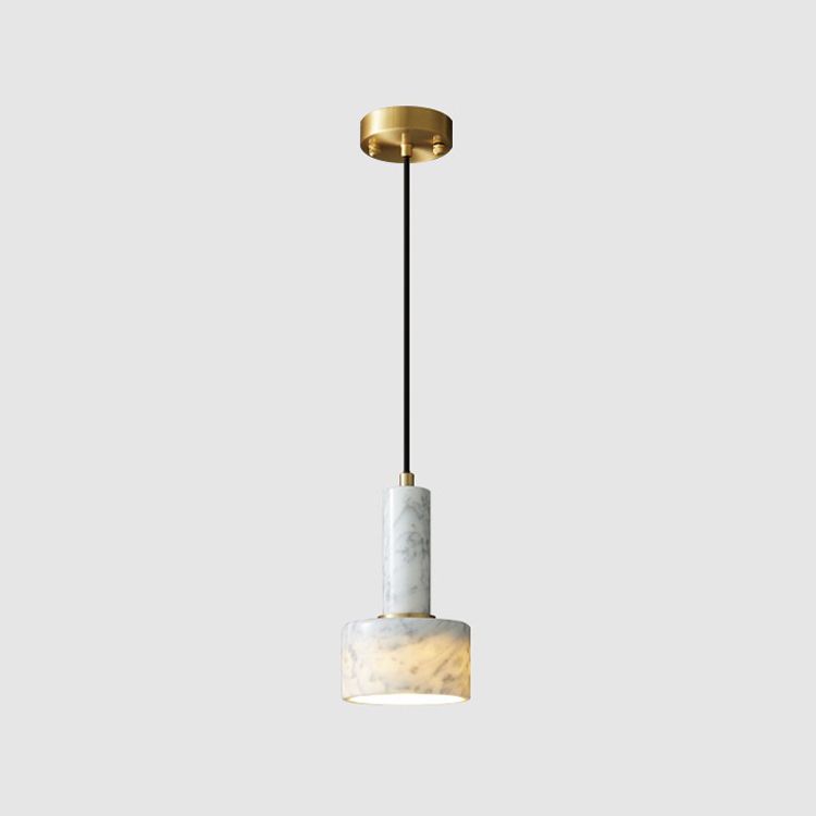 Marble Hanging Light Contemporary Pendent Lighting Fixture for Drawing Room