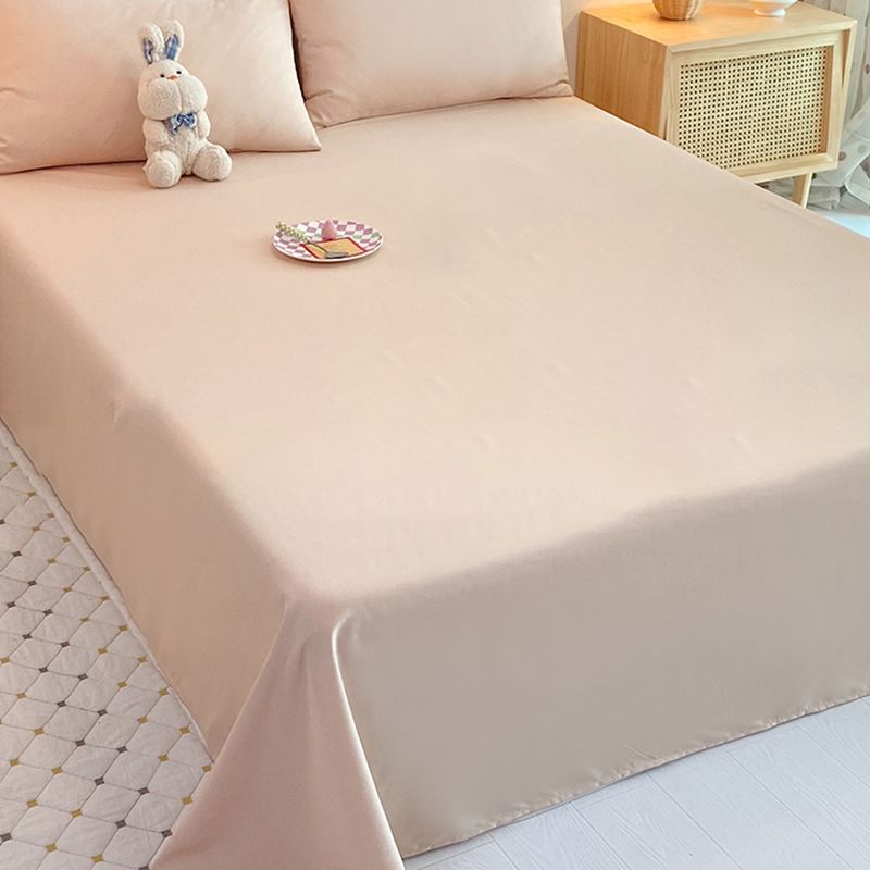 Soft Bed Sheets Fade Resistant Breathable Soft Whole Colored Sheet Set