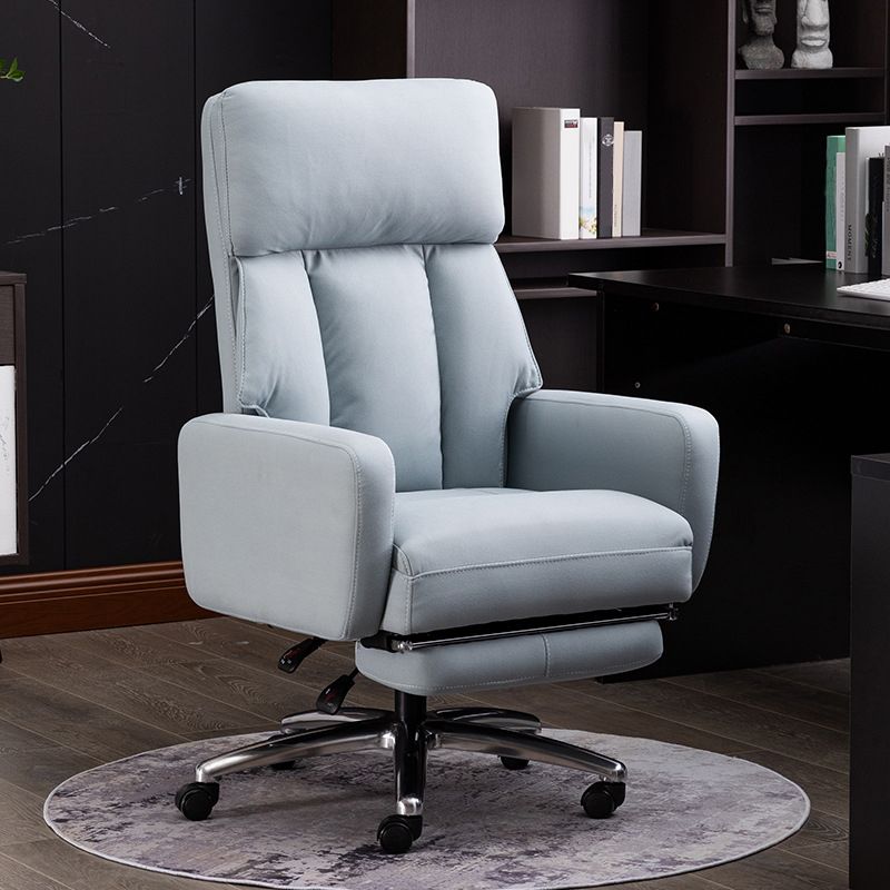 Modern No Arm Executive Chair Footrest Included Managers Chair for Office