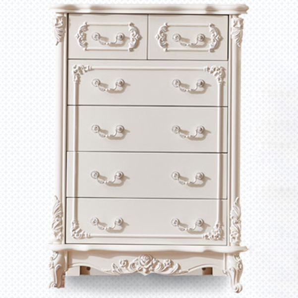 Modern Engineered Wood Buffet Sideboard White Buffet Server for Dining Room