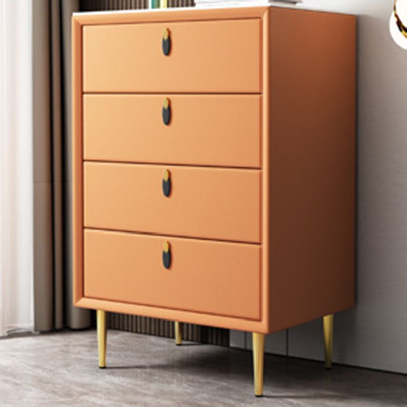 Modern Accent Chest Square Storage Cabinet with Antique Finish