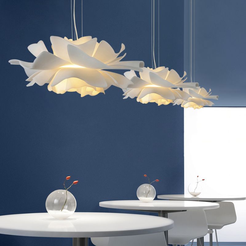 Modern Style Chandelier Household Flower-shaped Hanging Lighting Fixture for Sitting Room