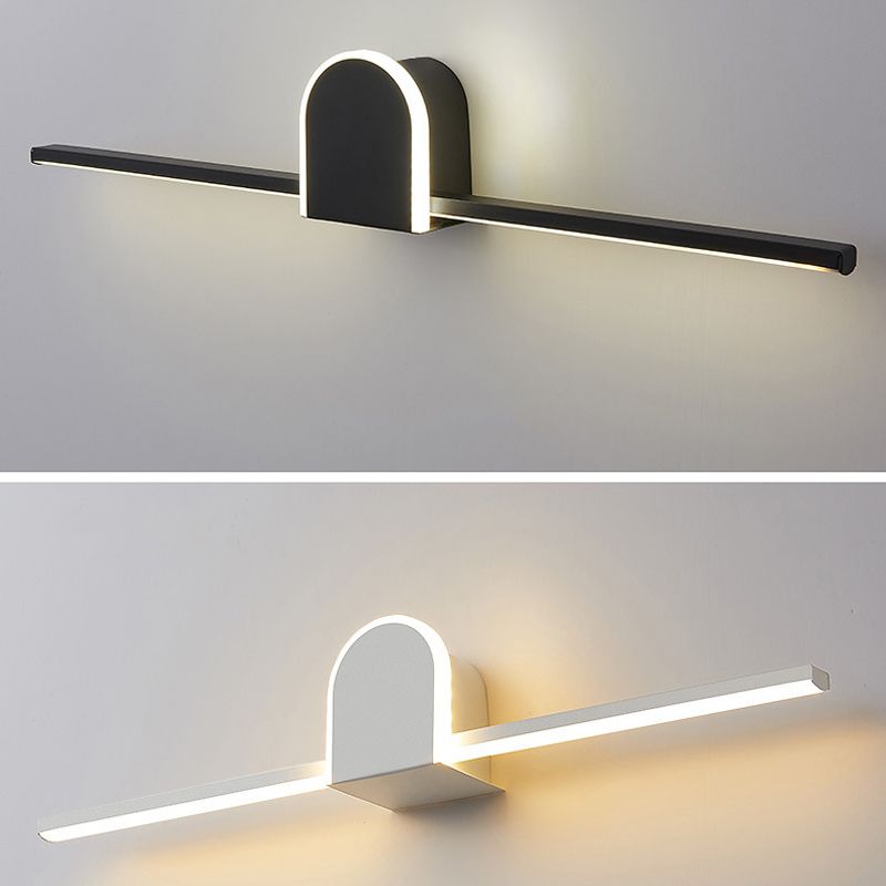 Minimalism Vanity Light Fixtures Metal LED Bathroom Mirror Lamp