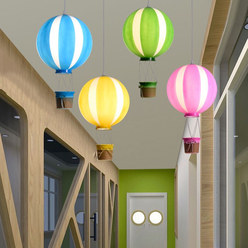 Hot Air Balloon Pendant Lighting 1-Light Kindergarten Ceiling Lamp(without doll)