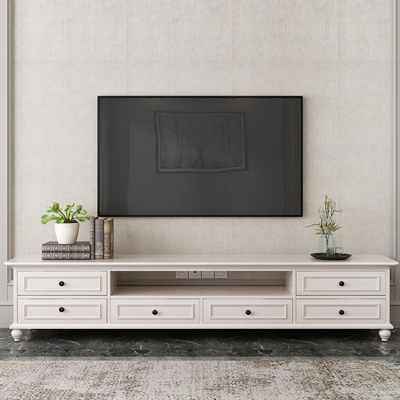 18-inch TV Console Modern TV Stand with Drawers for Living Room