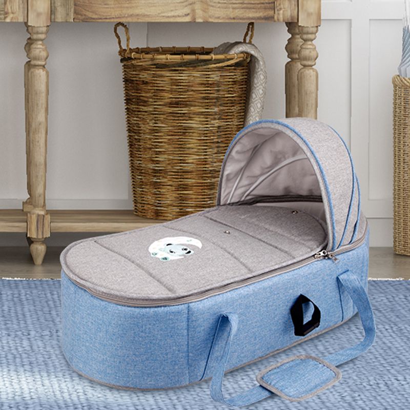 Contemporary Portable Moses Basket Oval Moses Basket for Baby Use