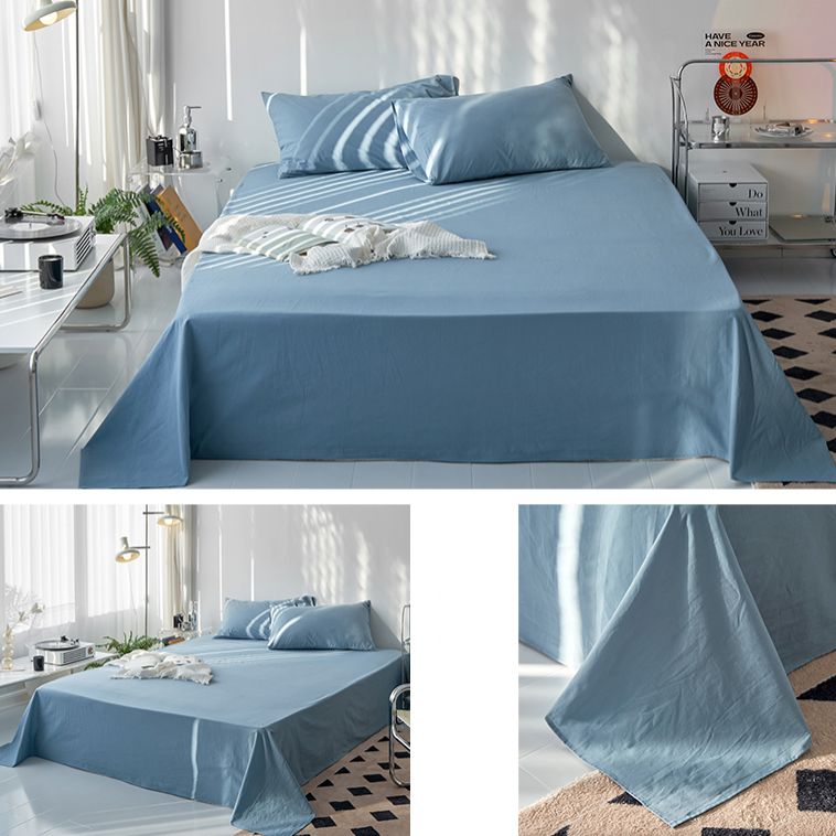 Whole Colored Bed Sheet Cotton Non-Pilling Fade Resistant Sheet Set