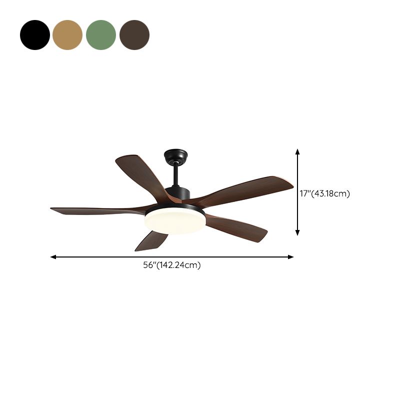 Fan Shape Metal Ceiling Fan Kid Style 1 Light Ceiling Mount Fans Fixtures