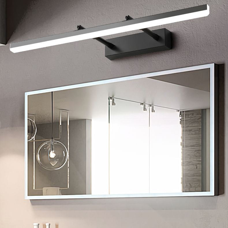 Strip Baño de baño Luz Luz de luz LED METAL CONTROMINA DE MANTE DE MUNTA