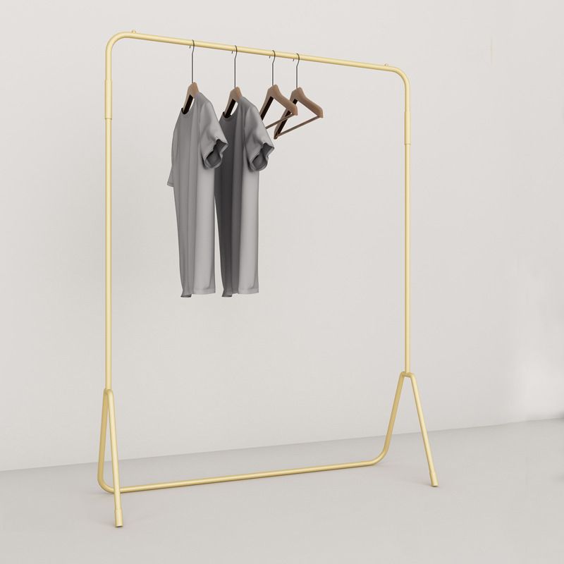 Luxurious Coat Hanger Free Standing Solid Color Metal Coat Rack