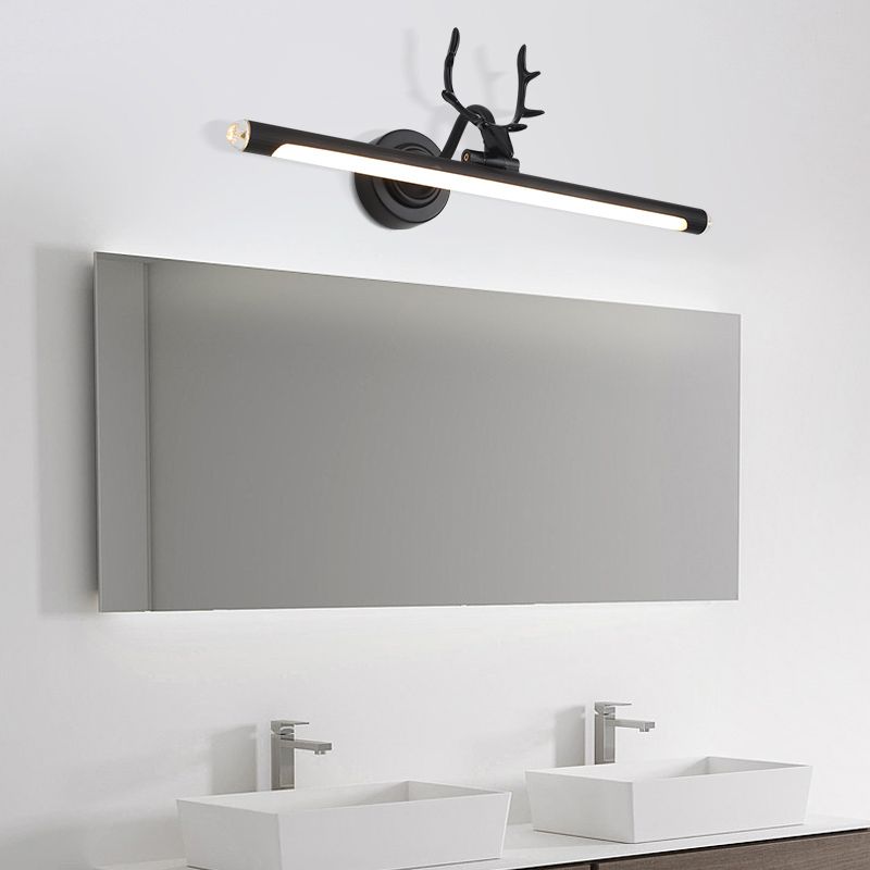 Aluminium LED Mirror Light Vintage Bathroom Vanity Lighting with Antler