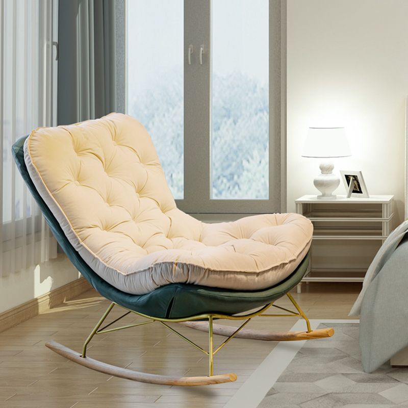 Simple Style Light Luxury Lazy Sofa Chair Chaise Lounge Living Room Rocking Chair
