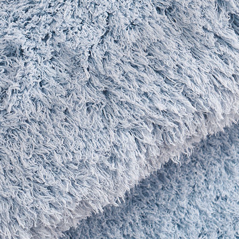 Zone de décoration de maison de confort tapis solide tapis shag polyester en polyester non glissant le tapis intérieur