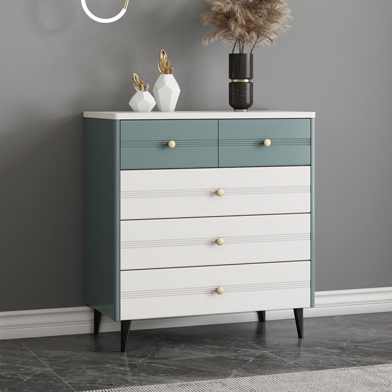 White Storage Chest Modern Style Bedroom Storage Chest Dresser with Drawers