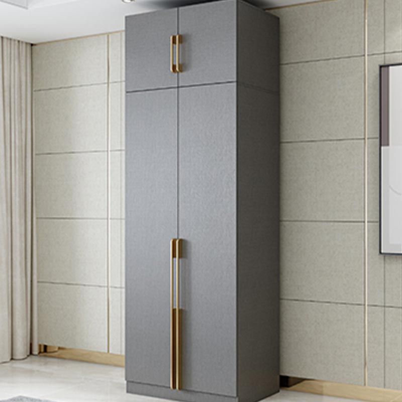 Contemporary Style Wood Wardrobe Soft Close Drawer Wardrobe Closet