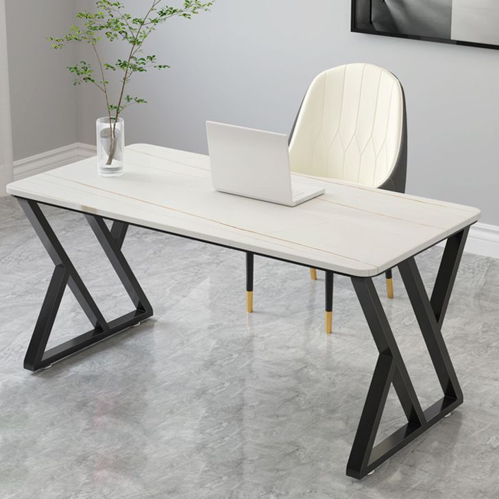 Sintered Stone Home Working Table Industrial Office Sled Base Table